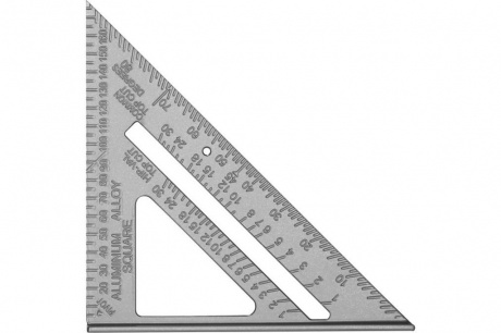 Купить Линейка треугольная алюминиевая DEKO DKM 180-255-180 фото №1
