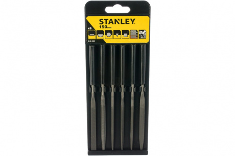 Купить Набор надфилей STANLEY 150мм 6шт.     0-22-500 фото №1