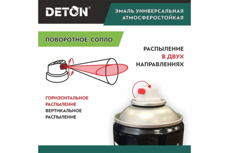 Купить Аэрозоль Deton эмаль 520мл быстросохн УЛЬТРАМАРИНОВО-СИНЯЯ DTN-A07248 фото №2