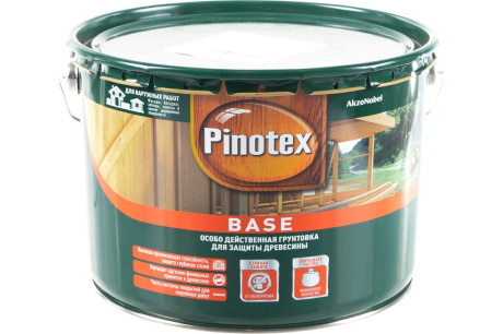 Купить Грунтовка Pinotex Base 5270881  9 л фото №1